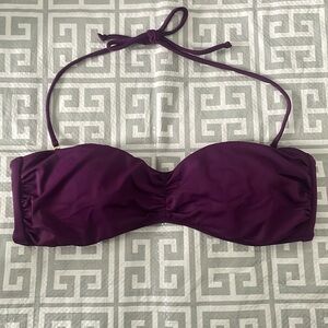 Victoria’s Secret Purple Bikini Top with Strapless Option. Size M.